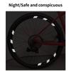 Road Bike Spoke Reflective Sticker Safety Decals Wheel Rims Reflective Sticker Signs for Night Cycling Enduring
