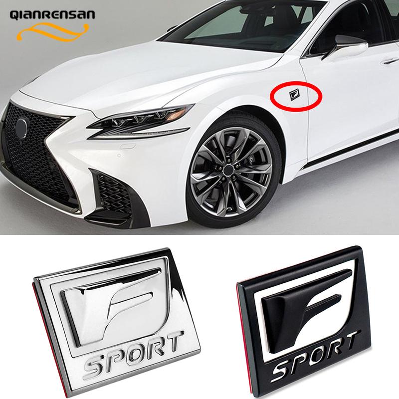 1Pcs FSPORT Logo Car Fender Glue Sticker Luggage Decorative Decal Car