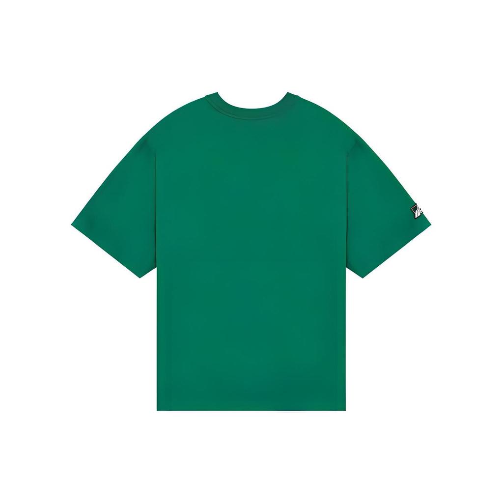 We11done Ss22 Logo Print Short Sleeve T-Shirt Unisex Tops Green WD-TT1-22-674-U-GR