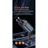 ZRGAE 5 IN 1 Retractable Car Charger 152W Fast Charging Starry Sky LED Lights USB Type-C Power Adapter For iPhone Android