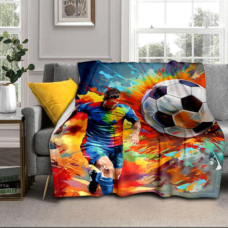 Baseball Fire Power Blanket Flannel Blanket for Bed, Sofa, Camping, Hiking, Picnic Essentials, Gift for Family Fan Gifts