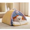 Heated Pet Tent House Winter Warm Cushion Bed for Cats Puppies