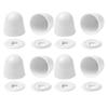 8PCS Plastic Toilet Seat Bolt Cover Caps Unsightly Fixtures For Modern Bathroom Aesthetics