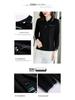 Women's Plus Size Long Sleeve Lapel Polo Shirt - Casual Autumn Top for Middle-Aged Moms