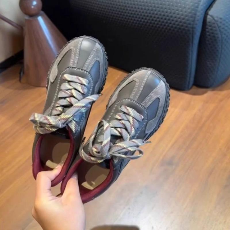 Thick Bottom Comfortable Retro Women's New Small Height Increase Fashion Versatile Leisure Sports