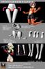 Kotobukiya Megami Device 02 Bottoms Set Skin Color D Total Length 20mm Scale Plastic Model KP599 M.S.G Approx. 1/1