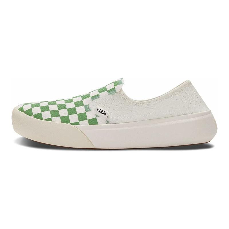 Vans ComfyCush One Checkerboard - Green Unisex Sneakers Marshmallow VN0A45J5V0N