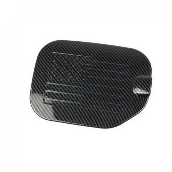 Carbon Fiber Style Fuel Tank Cover Trim Accessories Gas Door For Ford F-150