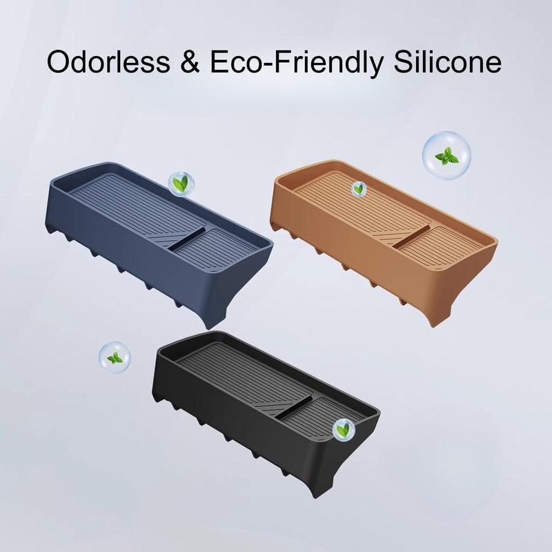 For Zeekr 001 2024-2026 Car Storage Box Behind Central Control Screen Auto Silicone Waterproof Anti-fouling Storage Box