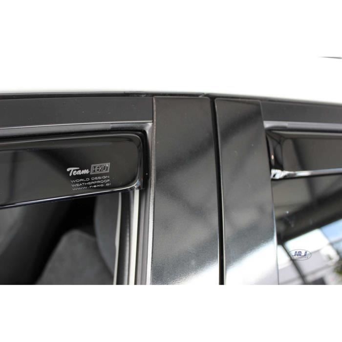 Déflecteurs d'air - J&amp;J AUTOMOTIVE - Heko - Fumé - Installation facile - Pour Toyota Auris 2
