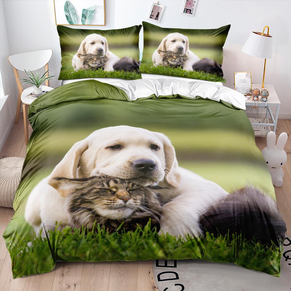 Impression technologie de la mode, impression numérique 3D, literie, housses de couette, taies d'oreiller, ensembles trois pièces