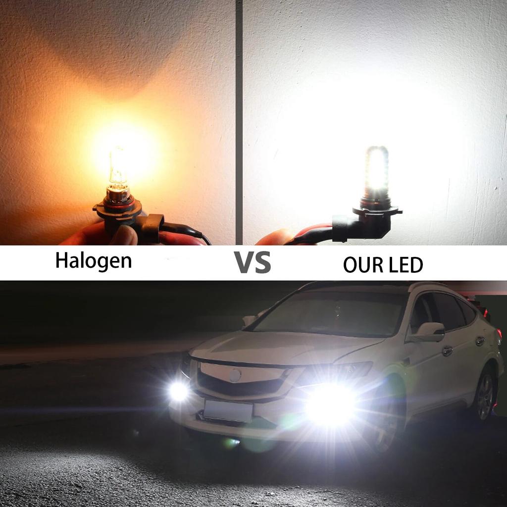 2 Stück LED Auto Nebelscheinwerfer für Toyota Toyota C-HR CHR 2018 Front Nebelscheinwerfer Birne Autozubehör Canbus Fehlerfrei Weiß