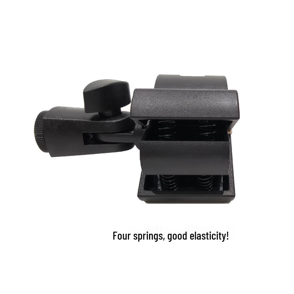 Large Articulated Floor Stand with Universal Mic Clip for Live Streaming