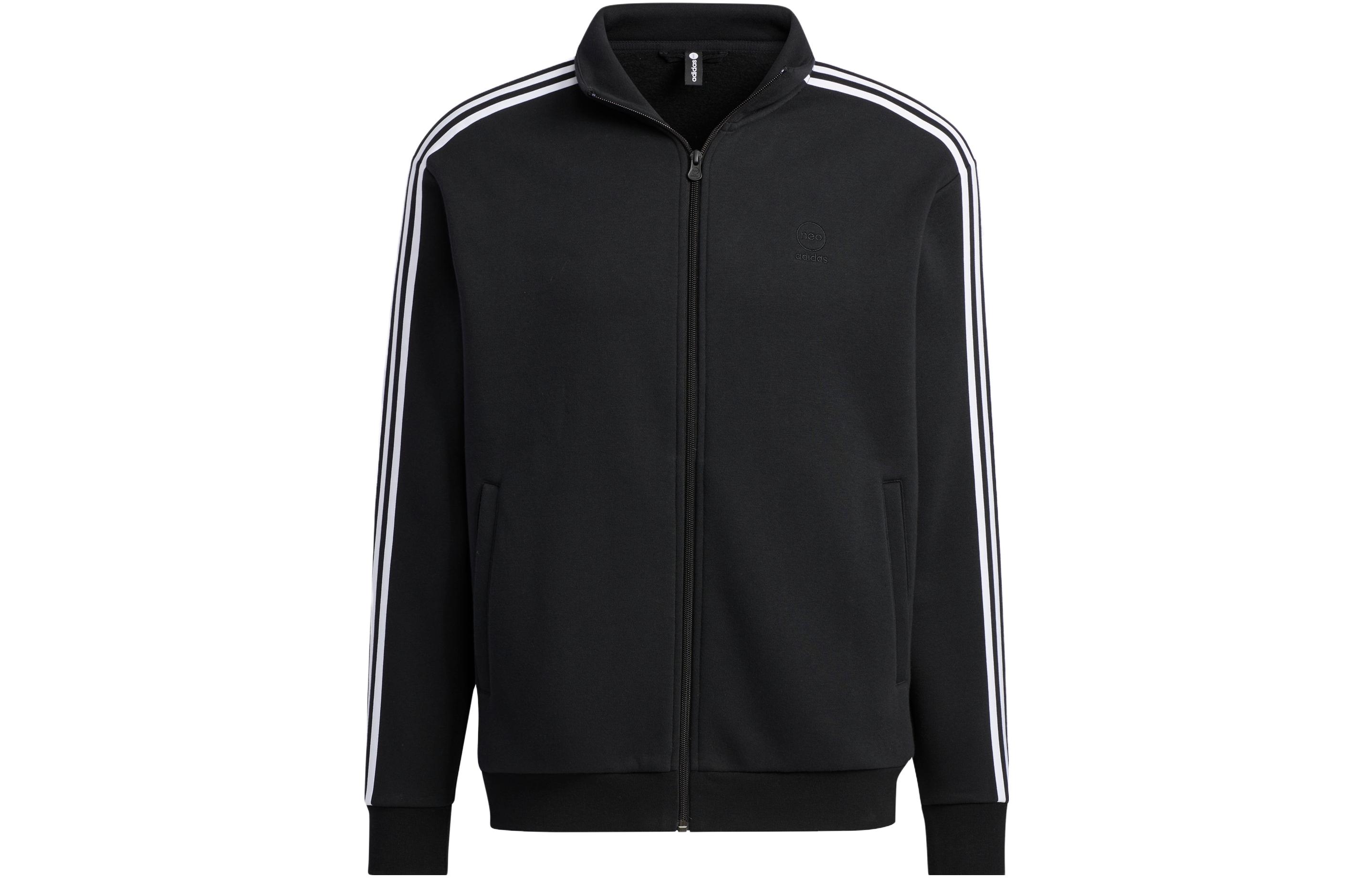 Adidas Neo Retro Stand Collar Jackets Unisex Black IA6909 XXL