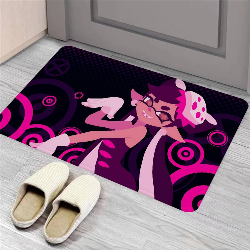 Competitive Game S-Splatoon PVP Kitchen Mat Kids Room Bedroom Decoration Balcony Anti-Slip Doormat Living Room Alfombra