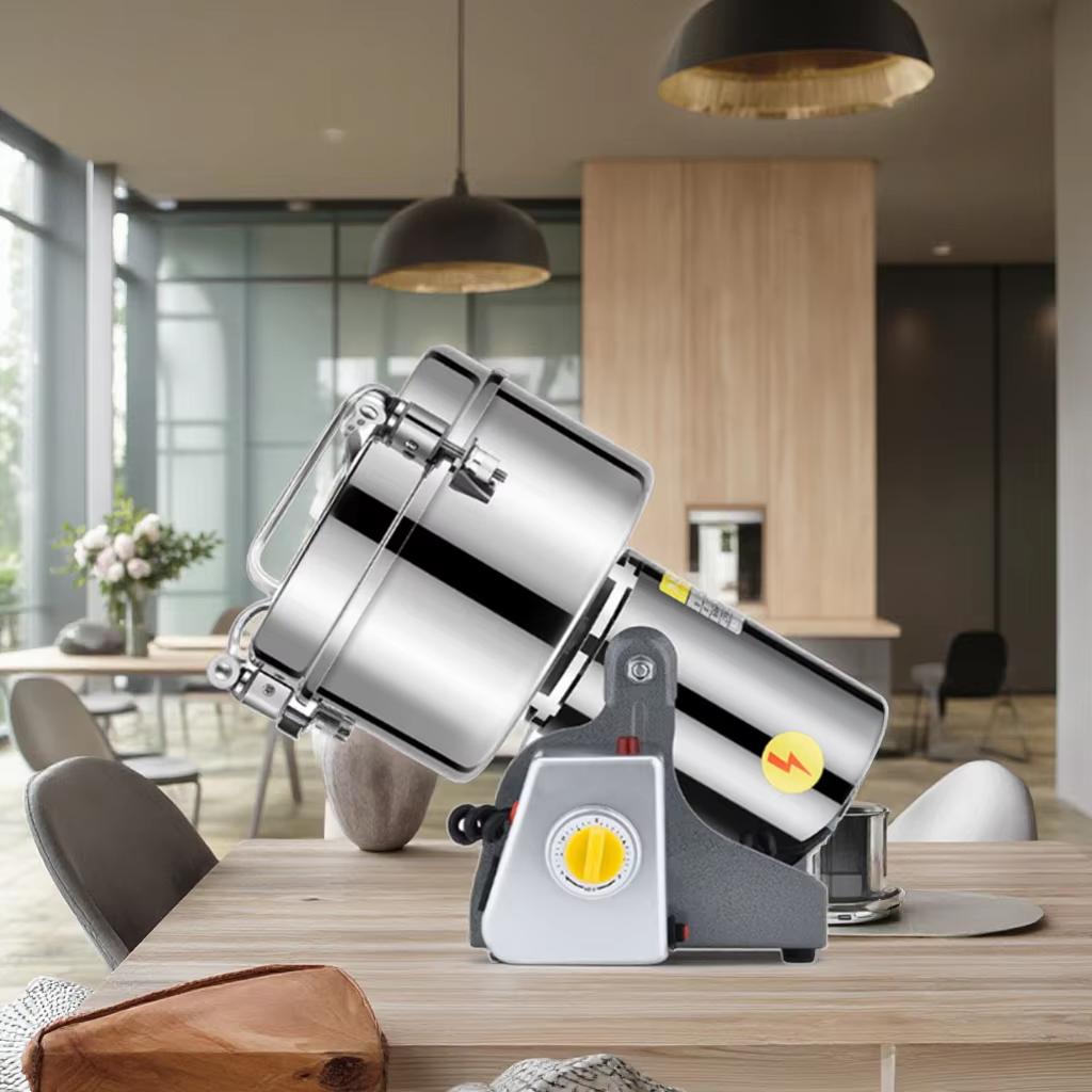 2500G Home Medicine Flour Crusher Dry Food Grinder Mill Grinding Machine Gristmill Grains Coffee Other Dry Foods Household