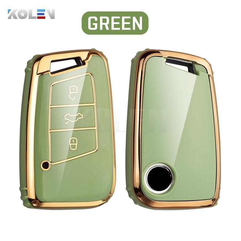 

Tpu Car Remote Key Case Cover Shell Fob For Vw Volkswagen Passat B8 Tiguan Magotan Golf For Skoda Kodiaq Superb A7 Accessories