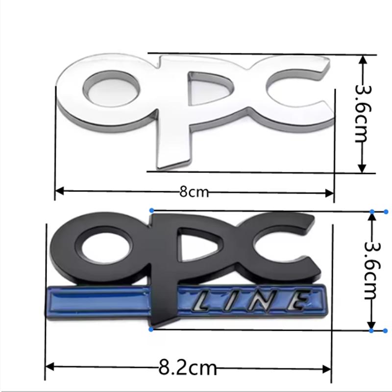OPC Line Emblem Front Grille Badge Tail Stickers Logo For Opel Astra G H J K F Corsa D Zafira B Insignia Mokka Regal Accessories