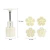 Hand-pressed Cookie Stamps Plastic Cherry Blossom Mooncake Mold Baking Tools   DIY