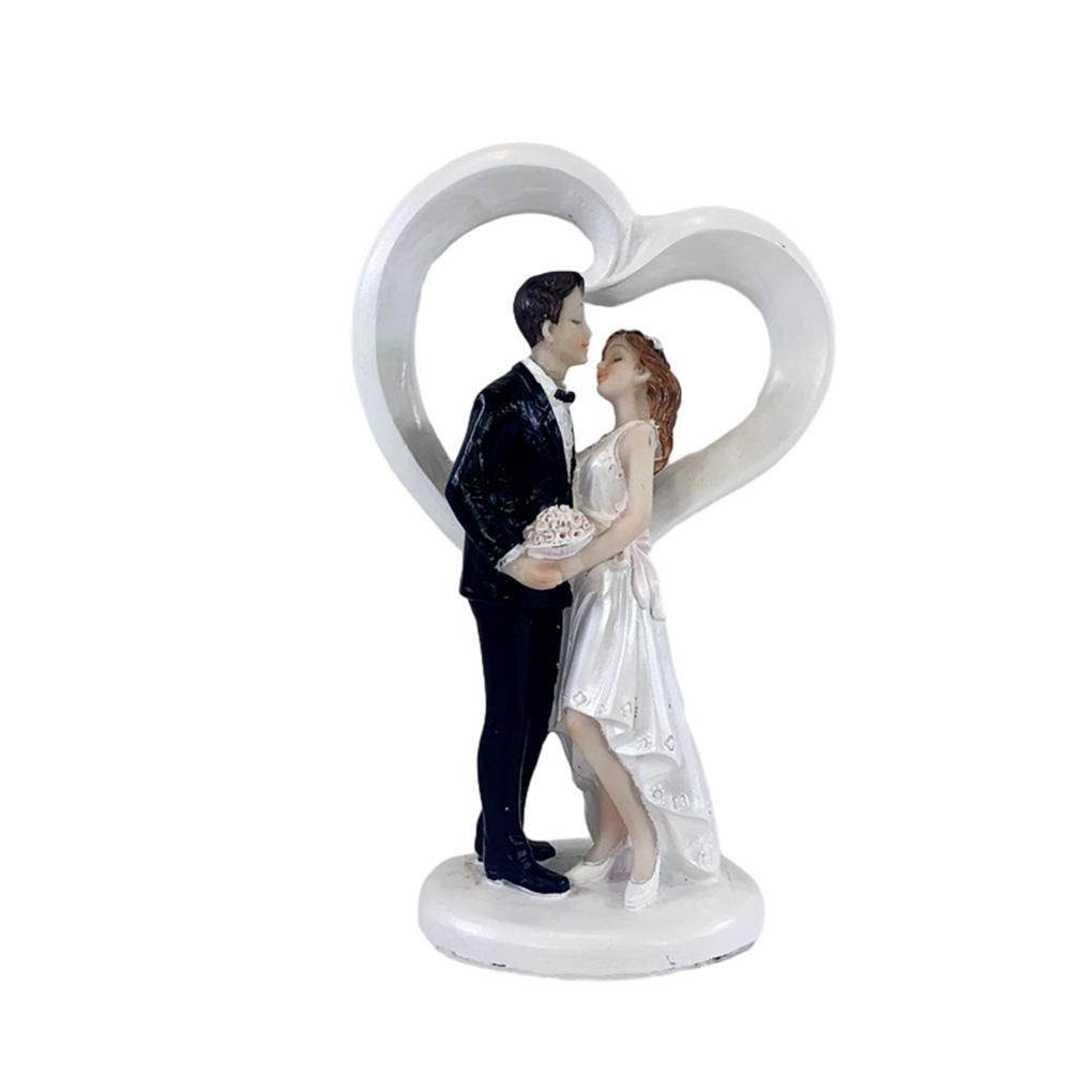 2026 Cake Toppers Dolls Bride and Groom Figurines Funny Wedding Cake Toppers Stand Topper Decoration Supplies Marry Figurine