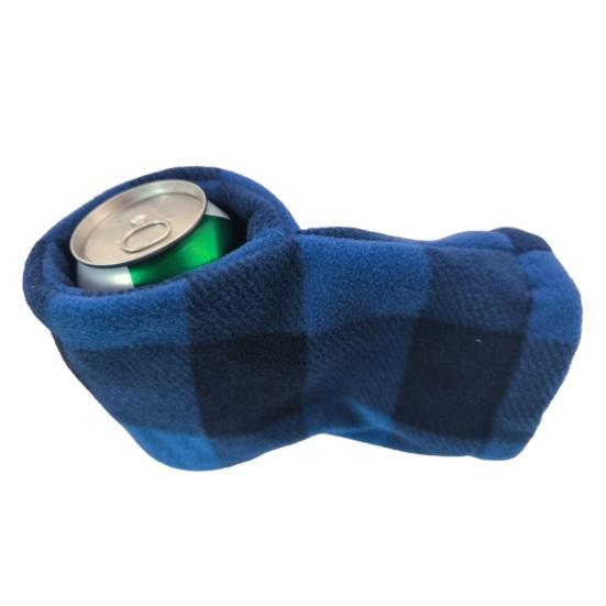 1 Pc Beer Mitten Knitted Stitched Drink Mitt Beer Can Holder Mitten Keeps Hands Warm White Elephant Gift Gag Gift for Beer Lovers