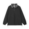 Men's Plaid Lapel Jacket: Retro Oxford Cloth with Inner Pocket, Thickened for Spring and Autumn.