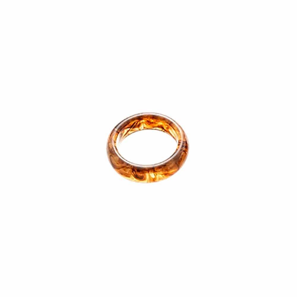 Korean Style Candy Color Finger Buckle Dopamine Geometric Forefinger Ring Solid Resin Ring  Gift