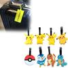 Pokemon Pikachu Charmander Squirtle Travel Luggage Tag Gengar Charmander Squirtle Silicone Travel Id Tag For Cruises