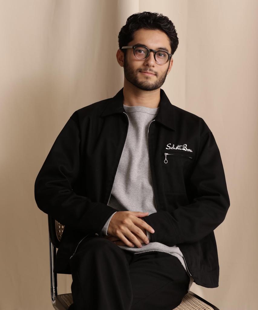 Schott TC WORK Size JACKET, Men's, 2XL, 010, Black, 782-5952001