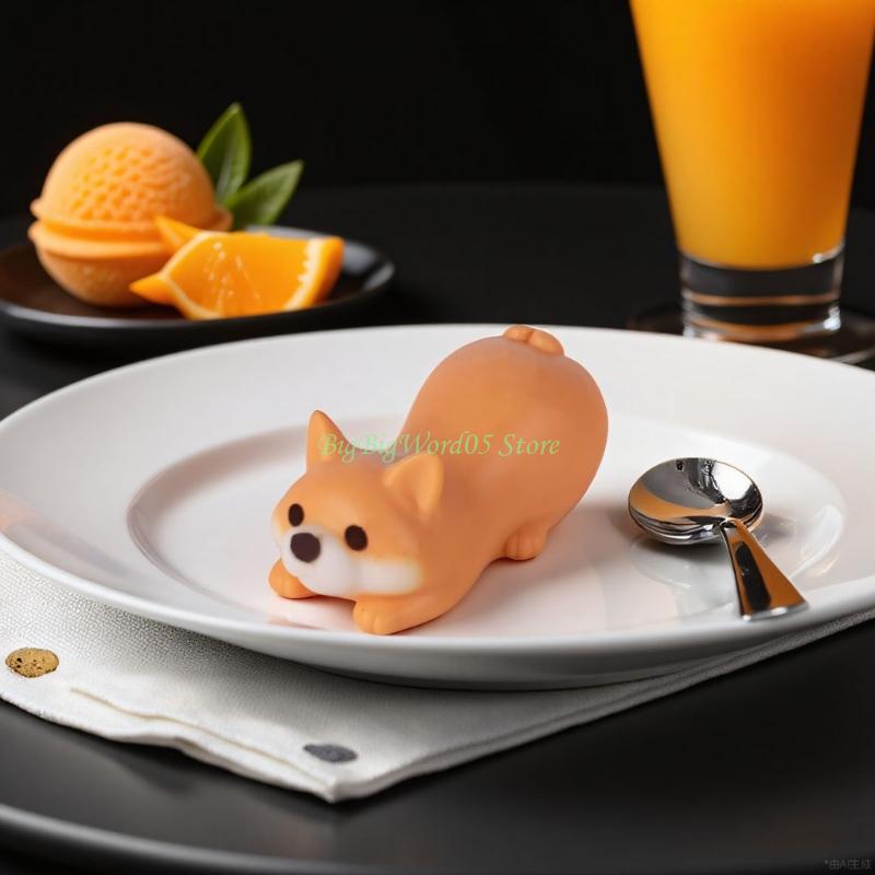 

24TE Dog Themed Silicone Dessert Molds Create Treats Without Oven Dishwasher Friendly China Mainland