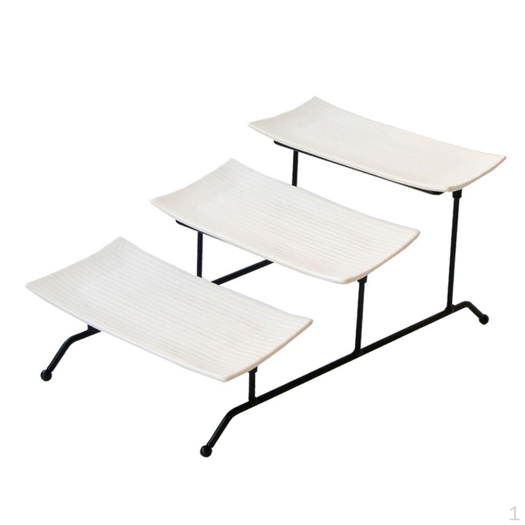 

Складная подставка для тарелок №3 белый