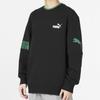 Puma Mikina Power Colorblock s potiskem loga Tr Pánské topy Černá 676666-51