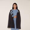 Salty Pebble Reversible Stripe Coat [Ash Blue]