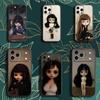Fashion D-doll B-Blythe Phone Case For iPhone 17,16,15,14,13,12,Pro,Max,Plus,E,SE4,Air,Mini Black Soft Box