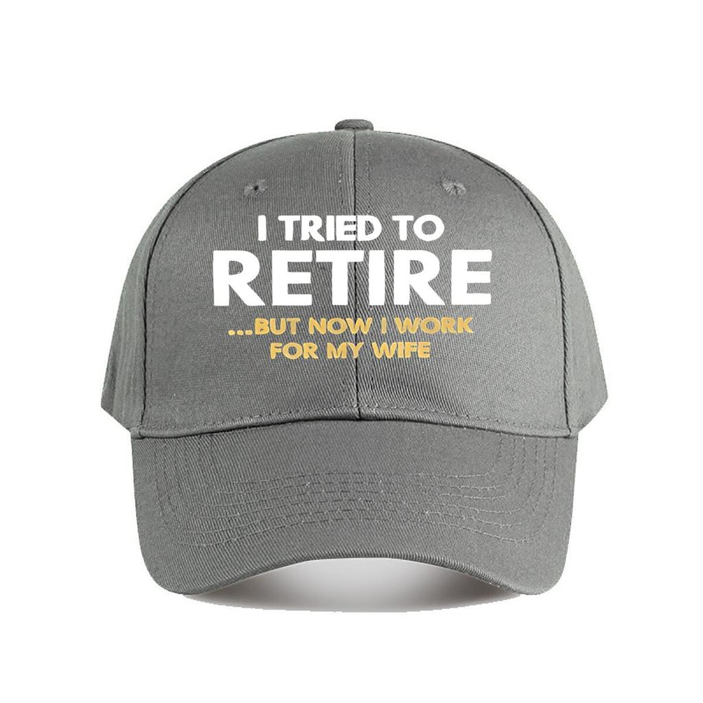 Funny RetireUnisext For Husband Baseball Cap Fashion Unisex Sunhat Womens Outdoor Sports Snapback Cap