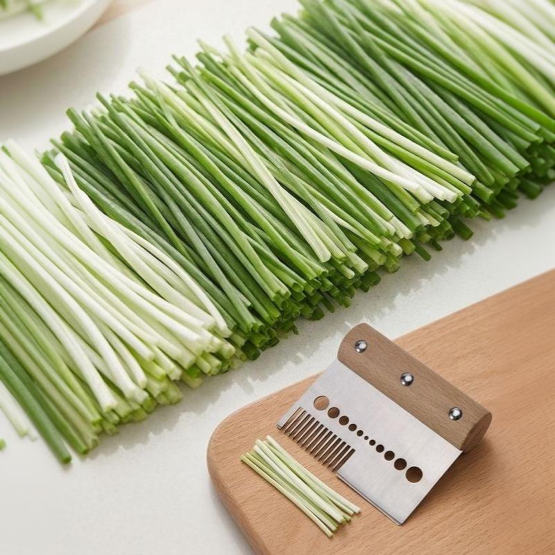 Stainless Steel Scallion Shredder Multifunctional Vegetable Cutter Sharp Grater Slicer Kitchen Tools