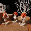 Resin Skull Decor For Halloween Party And Seasonal Home Yard Display