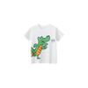 27kids Kids Summer Short Sleeve T-shirt Top Children's Clothing Boys Dinosaur Clothes Baby Boys Cotton Base Shirt