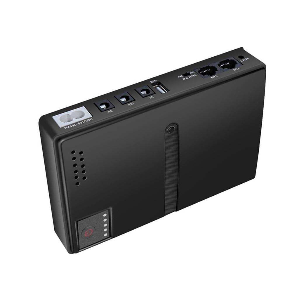 Uninterruptible Power Supply 15V 24V POE 5V 9V 12V USB 18W Output DC UPS Battery Backup for Camera