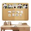 Panda Felt Board - No-Punch Cartoon Wall Sticker for DIY Photo & Message Display