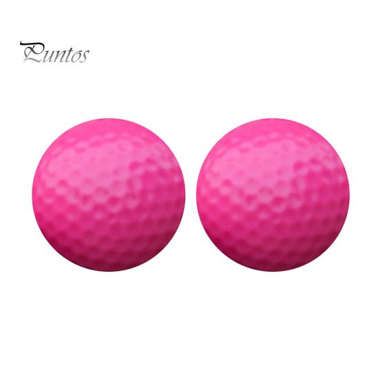 Golf Ball 2Pcs Balls Elastic High Visibility Eco-friendly Safety Sport Samp Outdoor Practice Children Toys for