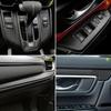 För Honda CR-V 2017- Bilens Mittkonsol PVC Kolfiber Skyddsfilm Reptålig Reparationsfilm Bilinteriörtillbehör