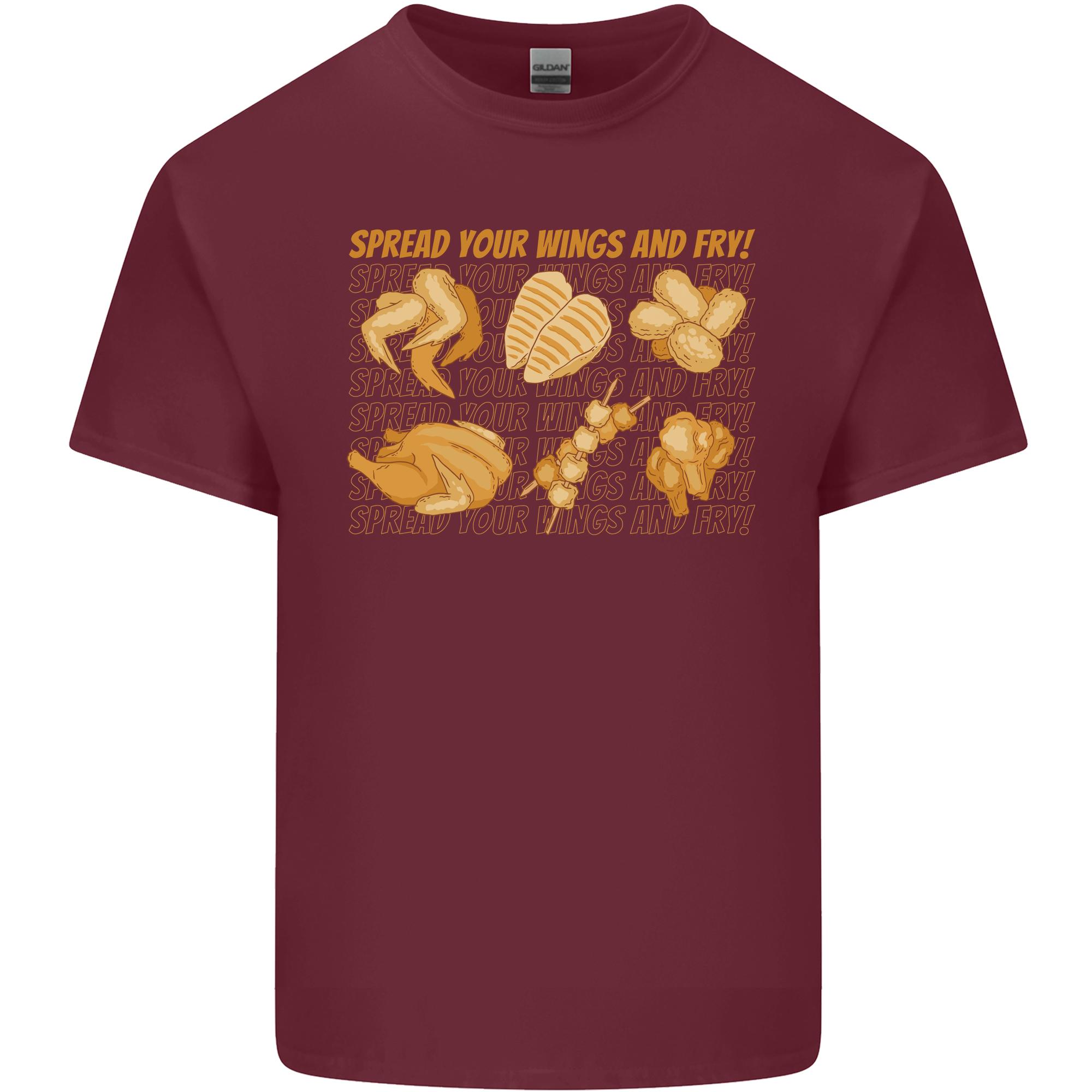 Funny Chicken Humour Chef BBQ Food Cook Unisexs Light Cotton TShirt S