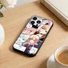 Custodia Telefono Argento Colorata R-Darling Marin Kitagawa Per iPhone17,16,15,14,13,12 Plus,Max Copertura Nera in Morbido Silicone