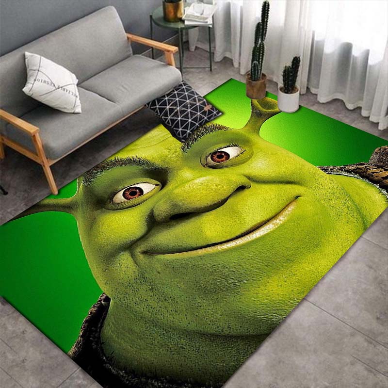 Shrek Selfie-Kamera Oger Anti-Rutsch-Teppich Cartoon Anime Bodenmatte Kinderzimmer Wohnzimmer Dekor Teppich Geschenk Für Filmfan