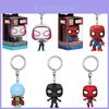 Porte-clés de poche Spiderman en PVC durable Figurine d'action Pour collectionneurs