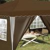 Pop Up Party Tent 575 X 288 X 245 Cm Taupe