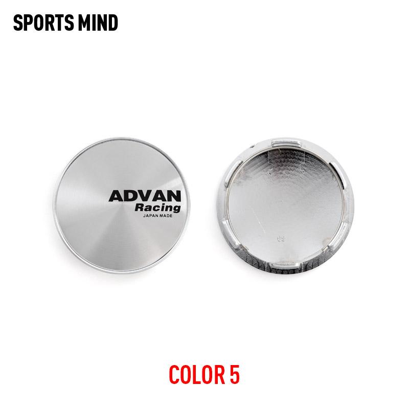 4PCS/lot 6 COLORS 68MM ADVAN RACING Car Wheel Center Hub Caps Car Refitted Emblem Logo Dust-Proof Cover