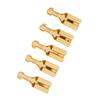 100PCS Quick Connect 7.8mm Size Female Spade Connector Brass Material Golden Crimp Terminal Wire Terminal Speaker Connection