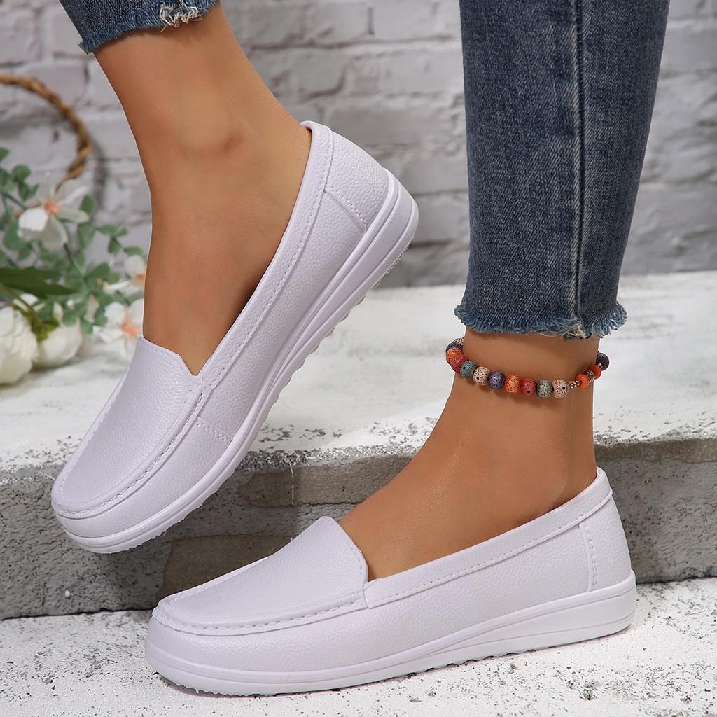 2025 Summer New Trend Women Flats Leather Loafers Women Designer Retro Shoes Classic Shoes Women Walking Dress Femme Zapatillas